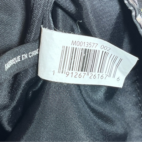 🎉 HP 🎉 NWOT Marc Jacobs Wingman Nylon Black Floral Print Tote Shoulder Bag - Picture 12 of 13